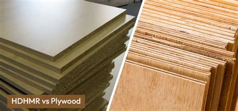 HDHMR vs Plywood: Meaning, Differences, & Applications.